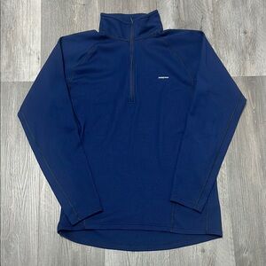 Patagonia Navy Blue Quarter-Zip Pullover/Size M